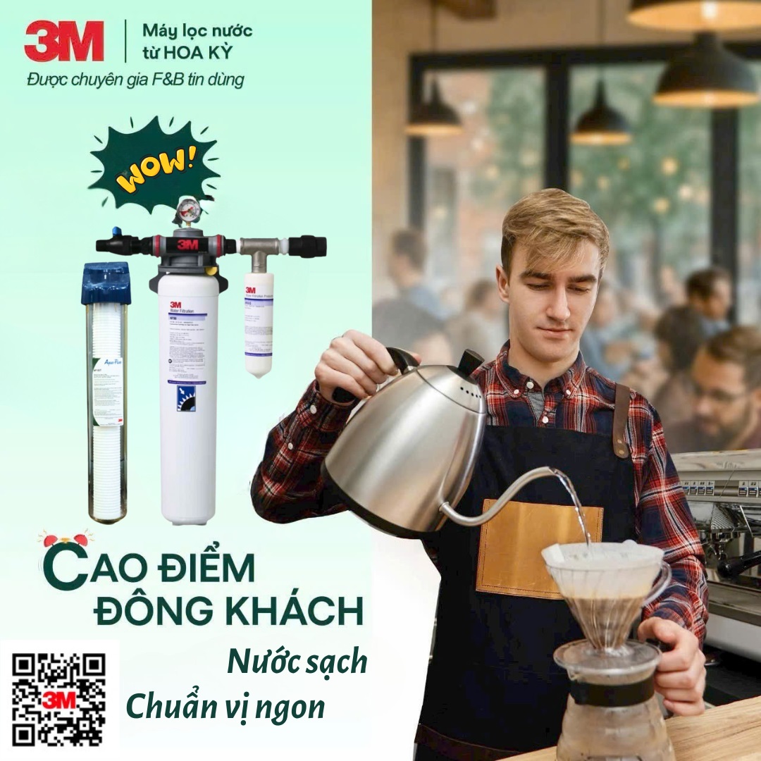 Vì Sao Máy Lọc Nước 3M DP190 Là Lựa Chọn Hàng Đầu Cho Quán Cafe?