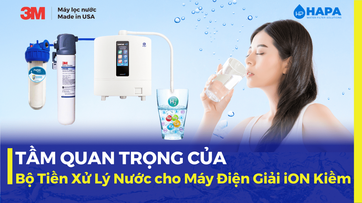 Tầm quan trọng của Bộ Tiền Xử Lý Nước Chất Lượng cho Máy Điện Giải iON Kiềm