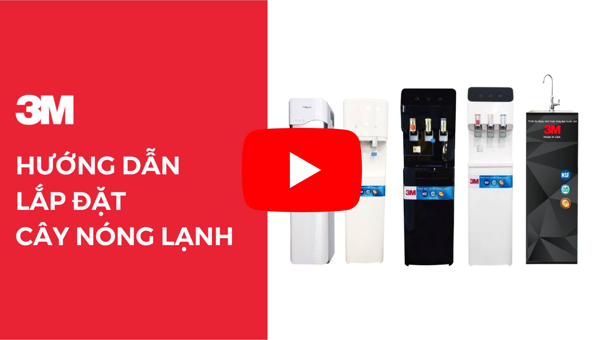 Cây Nước Nóng Lạnh 3M BREW120-MS / ICE140-S Kèm Cốc Lọc Thô