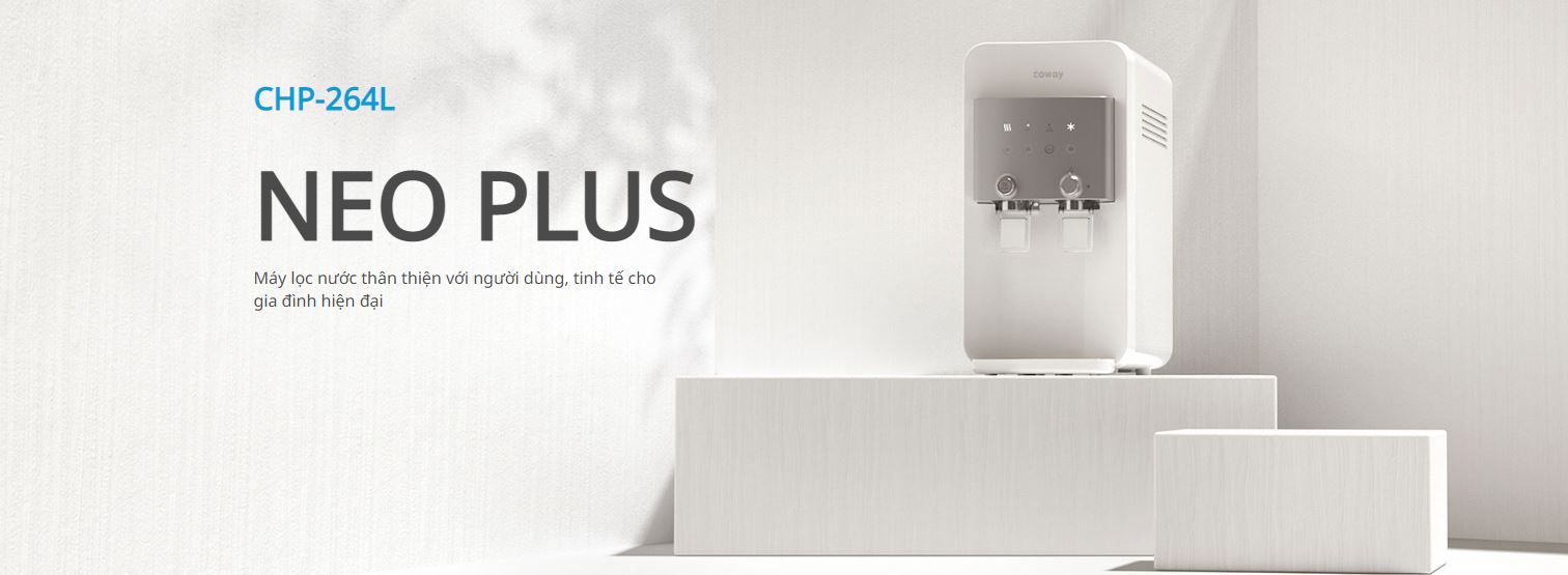 Máy Lọc Nước Nóng Lạnh COWAY NEO PLUS CHP-264L - Nhập Khẩu Hàn Quốc