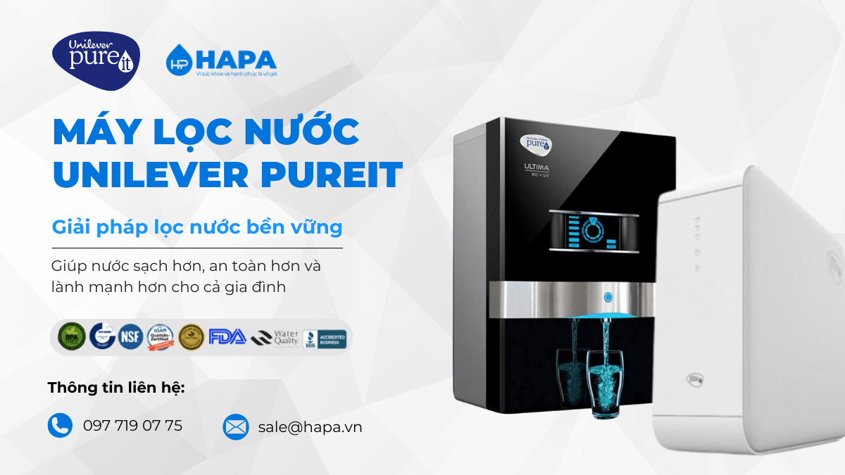 Giới thiệu về Máy Lọc Nước Unilever Pureit