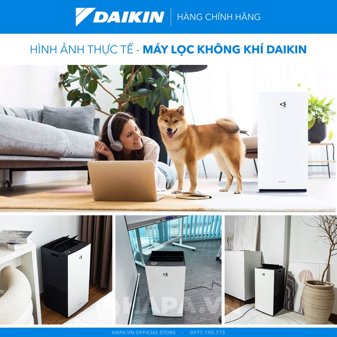 Hình ảnh lắp đặt thực tế của máy lọc không khí DAIKIN MC80ZVMT