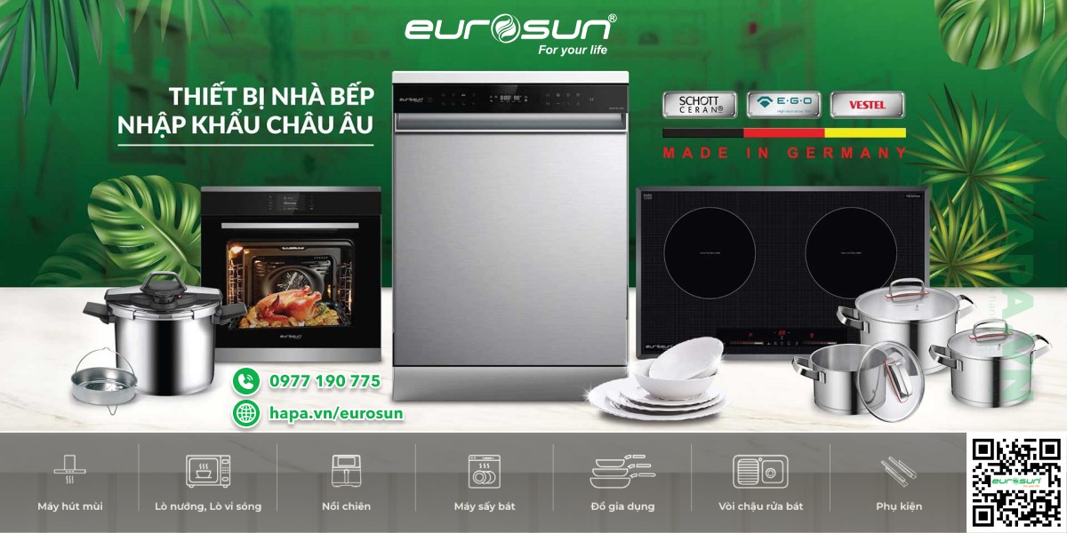 Mua Thiết Bị Nhà Bếp EUROSUN, nhập khẩu CHLB Đức, chính hãng và giá tốt tại HAPA.VN