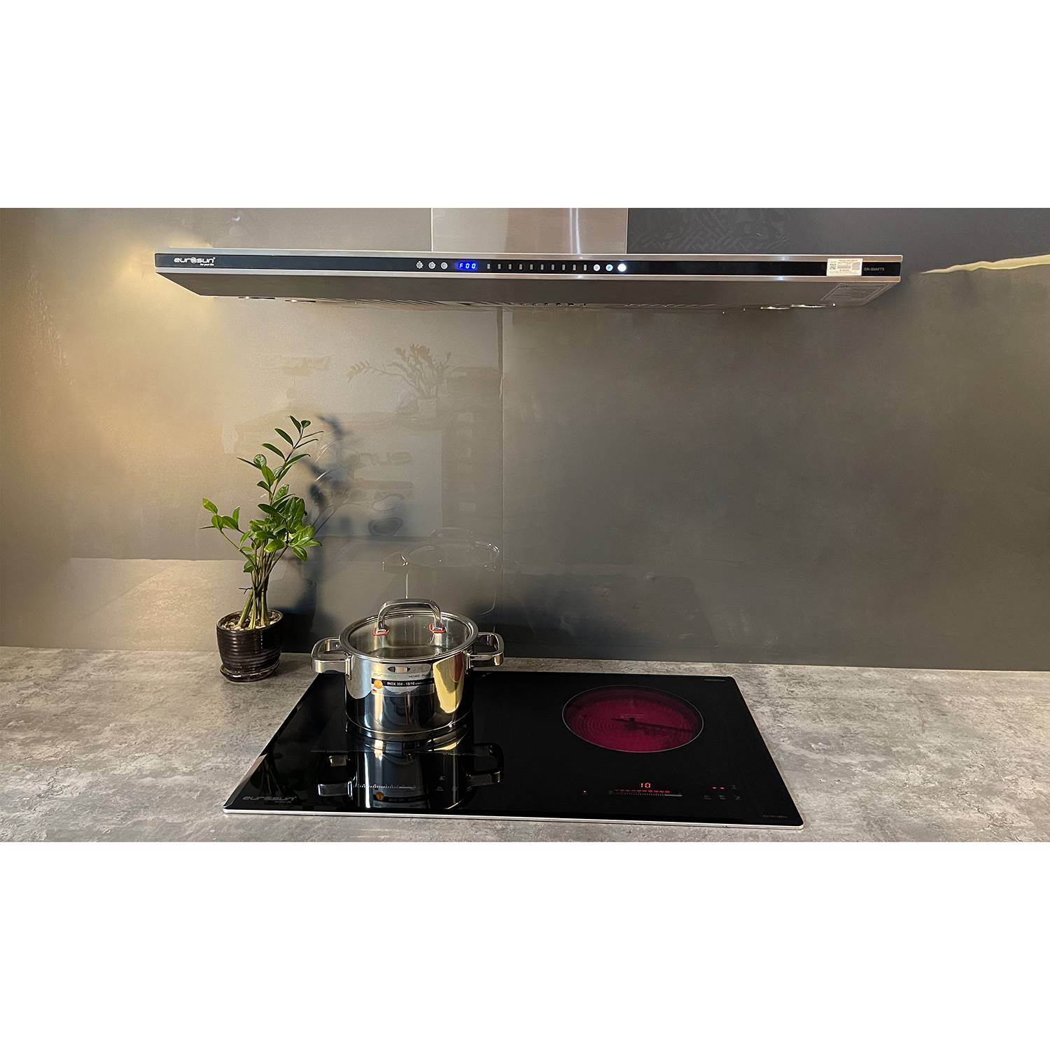 Bếp Điện Từ Eurosun EU-TE728Pro Cao Cấp 2 Vùng Nấu - Nhập khẩu Malaysia, Hàng Chính Hãng