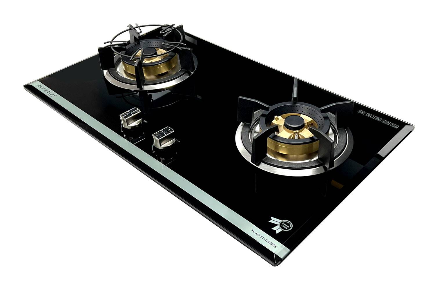 Bếp Gas Âm 2 Lò Nấu Eurosun EU-GA205S - Tiết kiệm gas, cảm biến an toàn