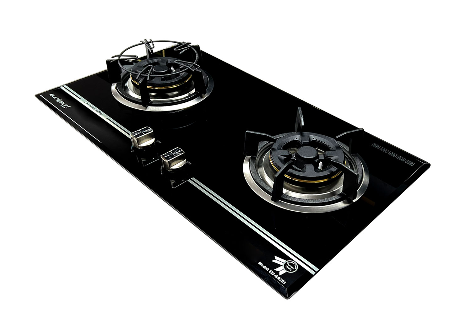 Bếp Gas EUROSUN EU-GA281 Cao Cấp 2 Vùng Nấu, 100% Đồng ITALY