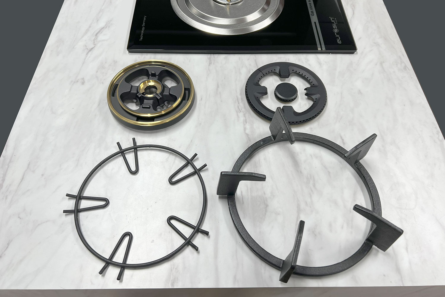 Bếp Gas EUROSUN EU-GA281 Cao Cấp 2 Vùng Nấu, 100% Đồng ITALY