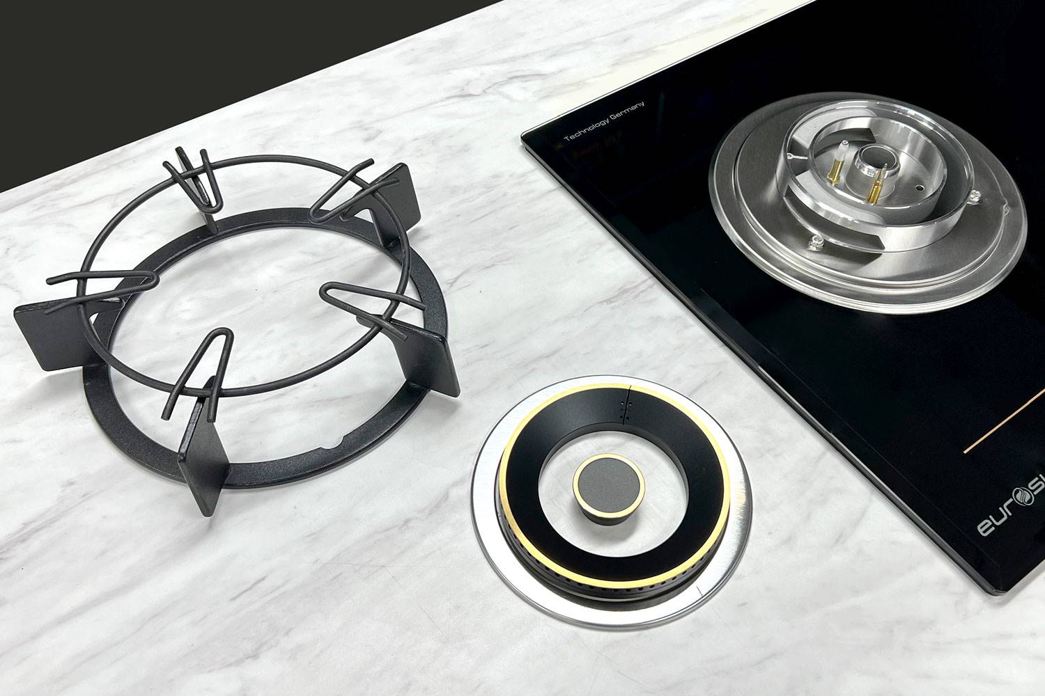 Bếp Gas EUROSUN EU-GA287 Cao Cấp 2 Vùng Nấu, 100% Đồng ITALY