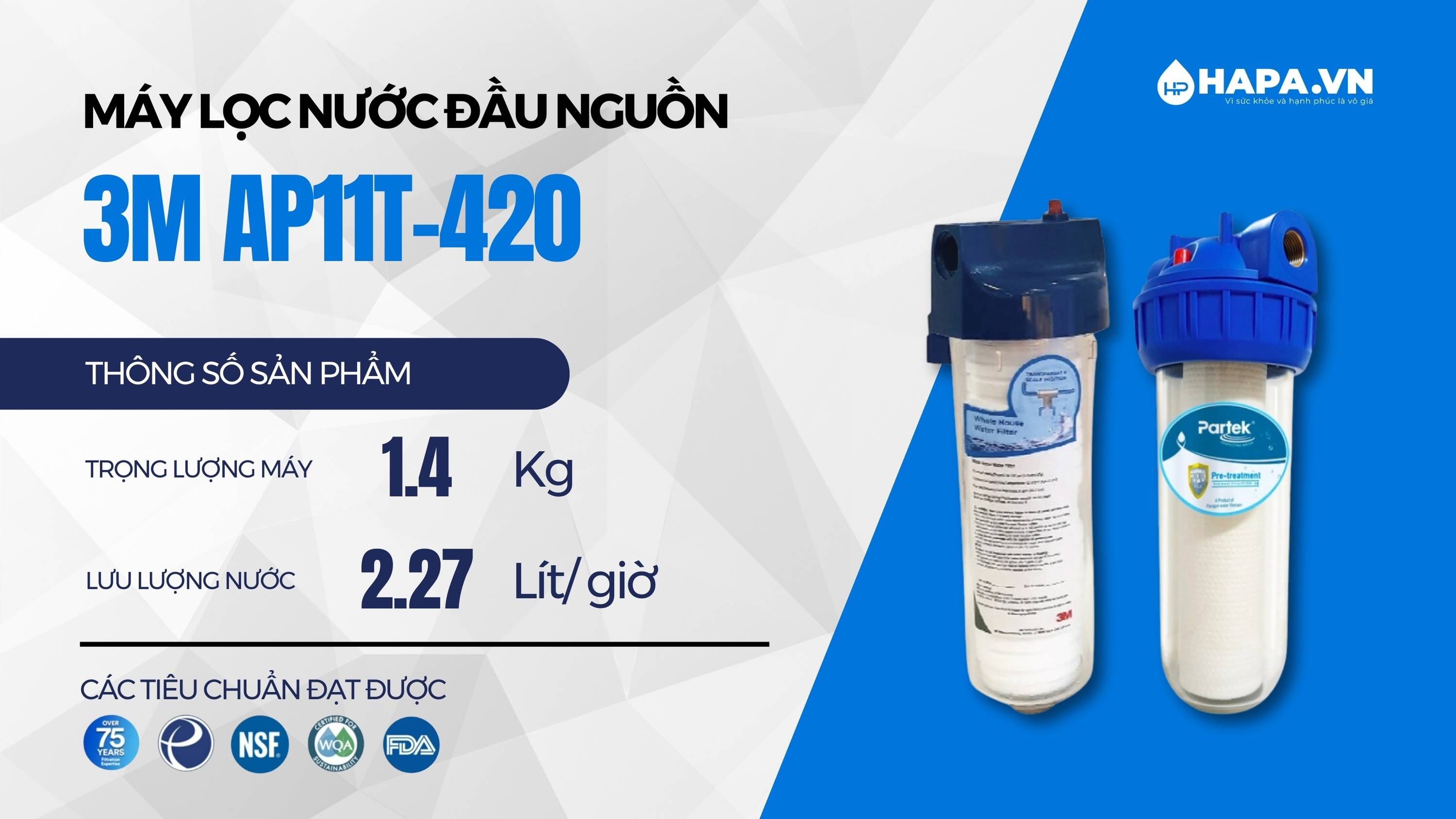 Bộ Lọc Thô Tổng Đầu Nguồn 3M AP11T-420