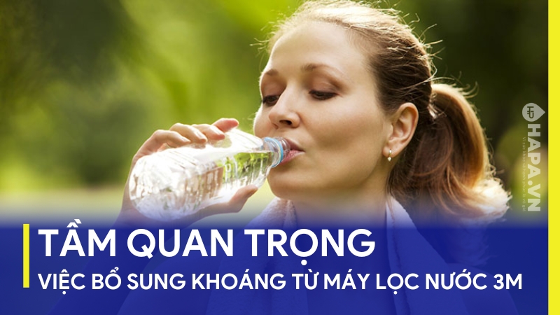 Bổ sung khoáng từ máy lọc nước 3M