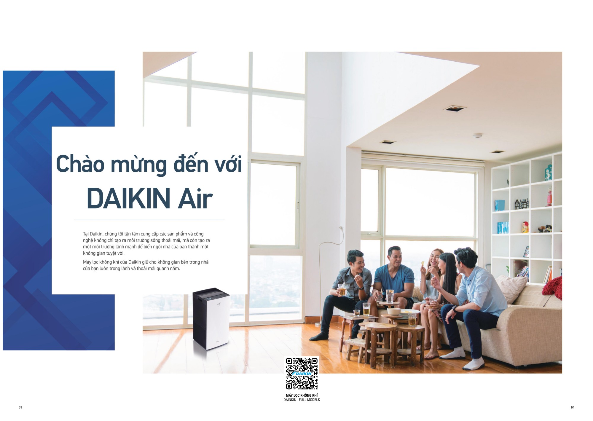 Catalog Máy Lọc Không Khí DAIKIN (Mới nhất 2024) - Trang 3-4