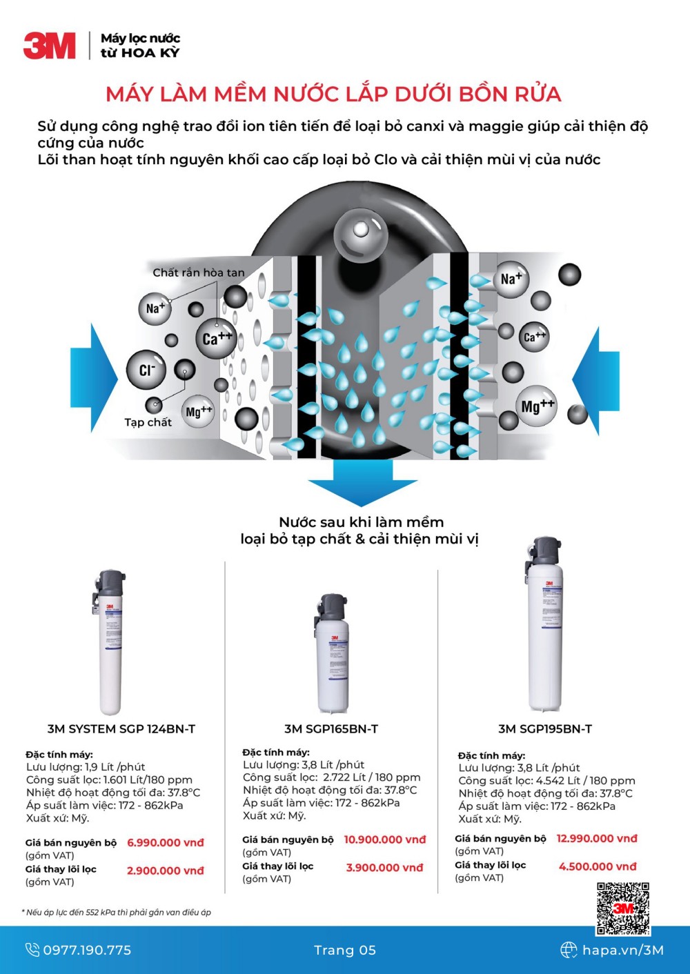 Download Catalog Máy Lọc Nước 3M - Mới nhất năm 2024 - Trang 05