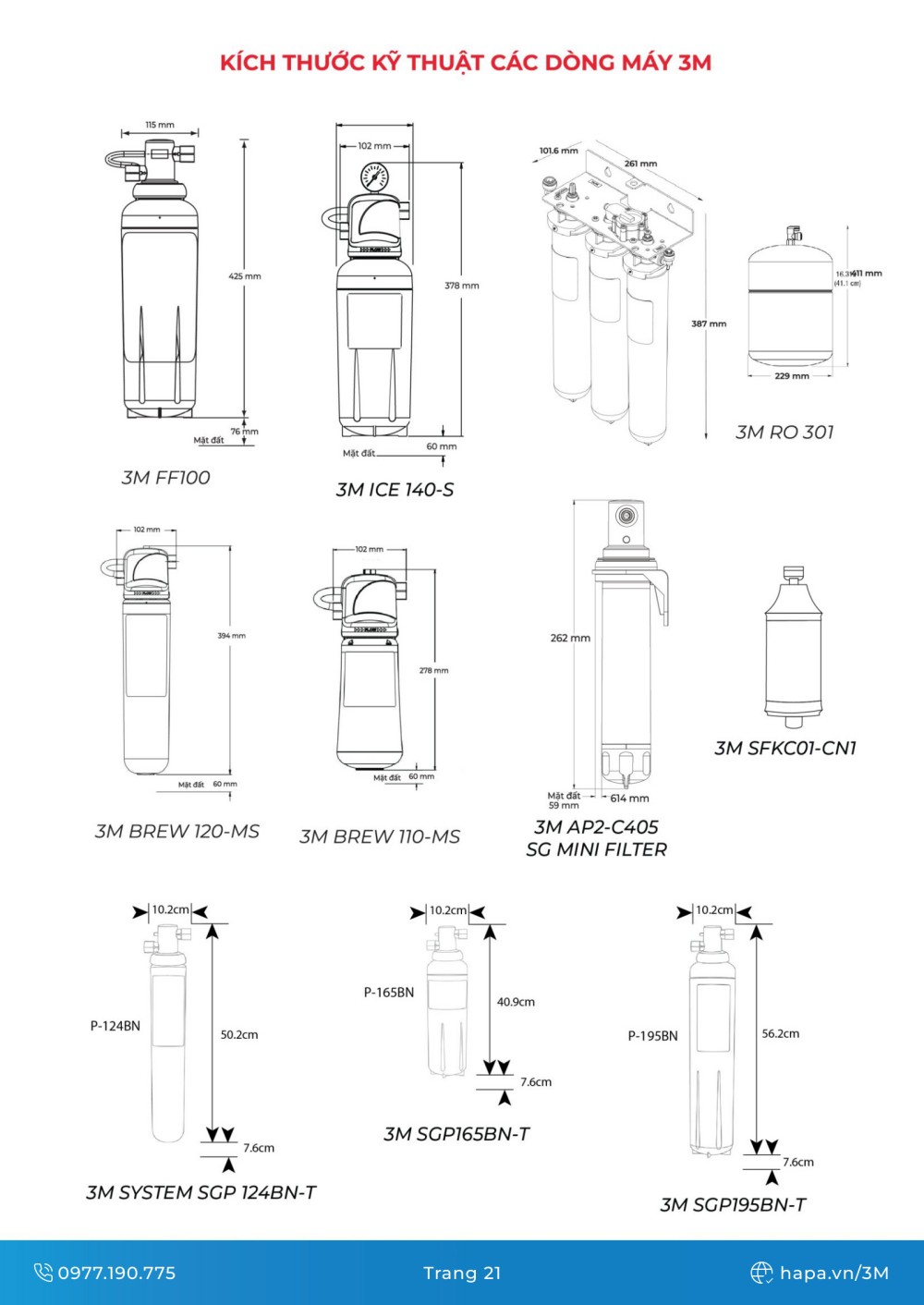 Download Catalog Máy Lọc Nước 3M - Mới nhất năm 2024 - Trang 21