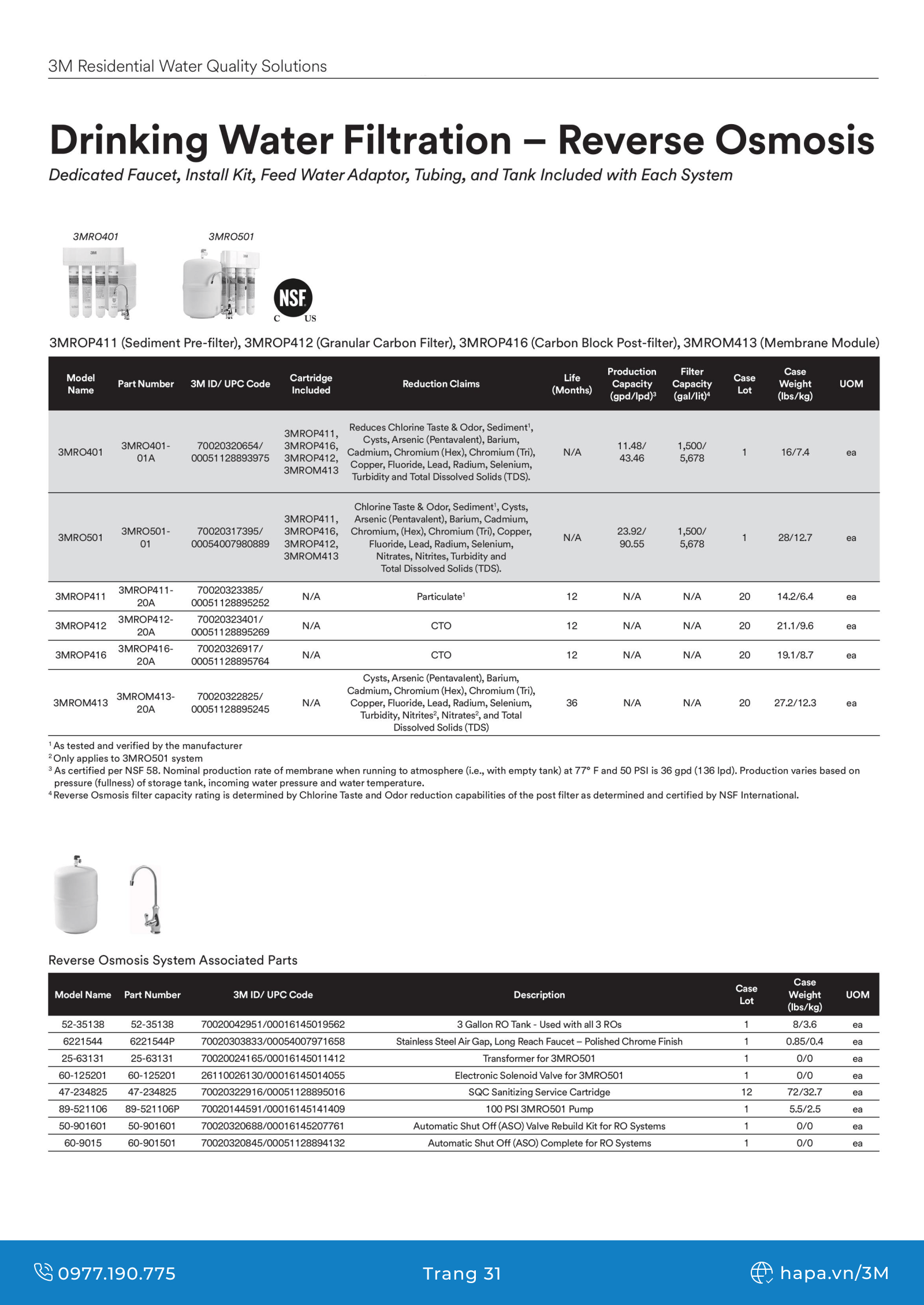 Download Catalog Máy Lọc Nước 3M - Mới nhất năm 2024 - Trang 31