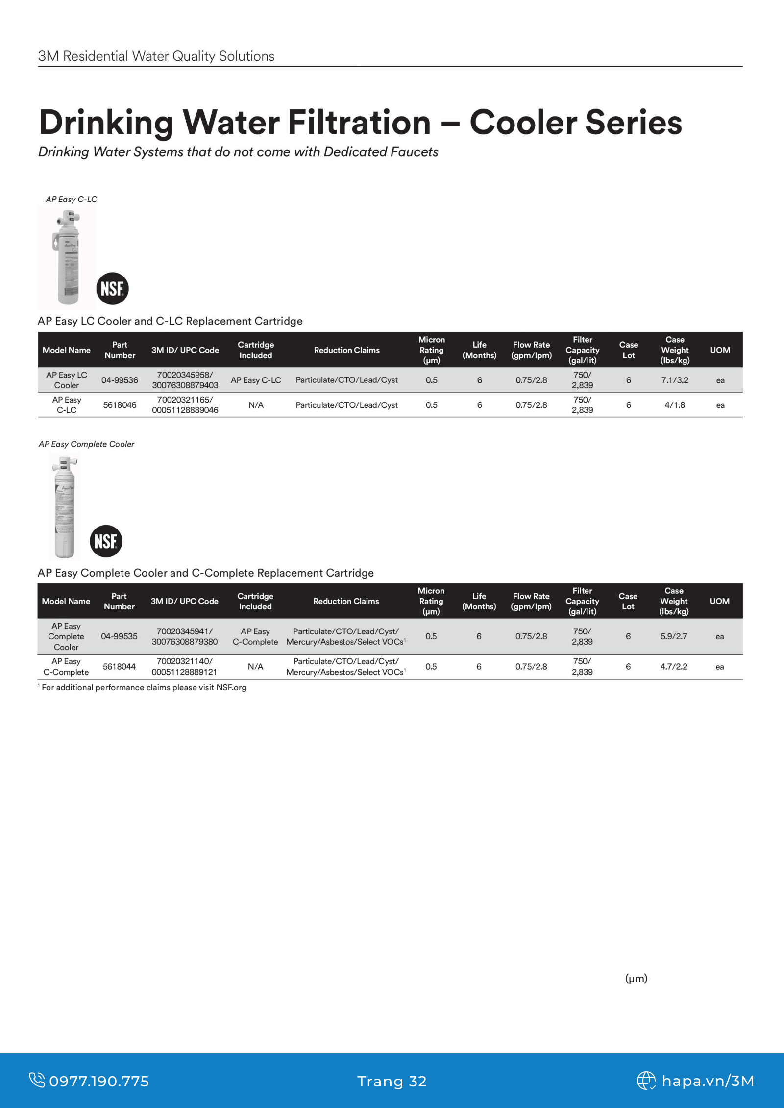 Download Catalog Máy Lọc Nước 3M - Mới nhất năm 2024 - Trang 32