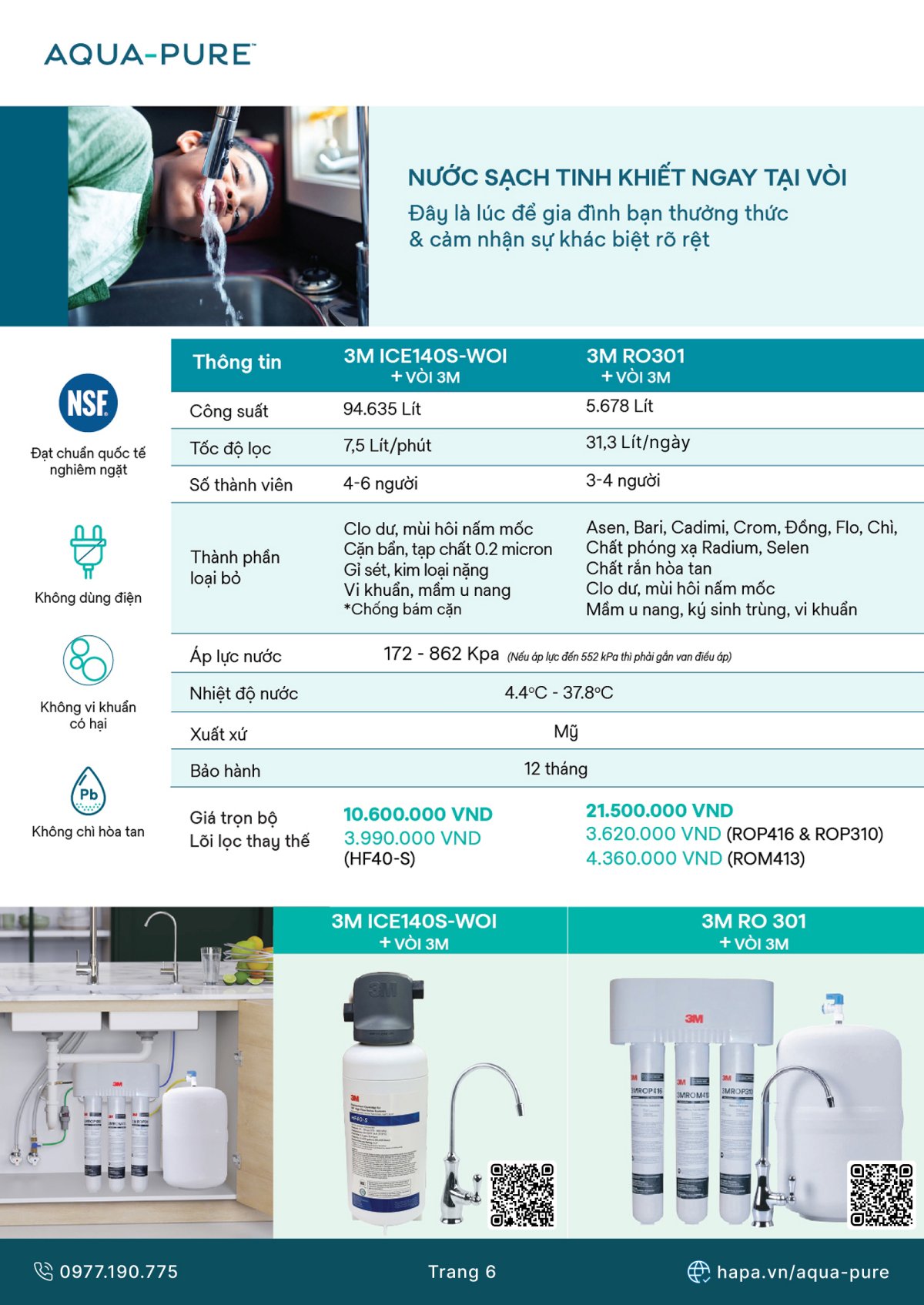 Catalog Máy Lọc Nước 3M™ Aqua-Pure™ Mới nhất 2025 - Trang 06