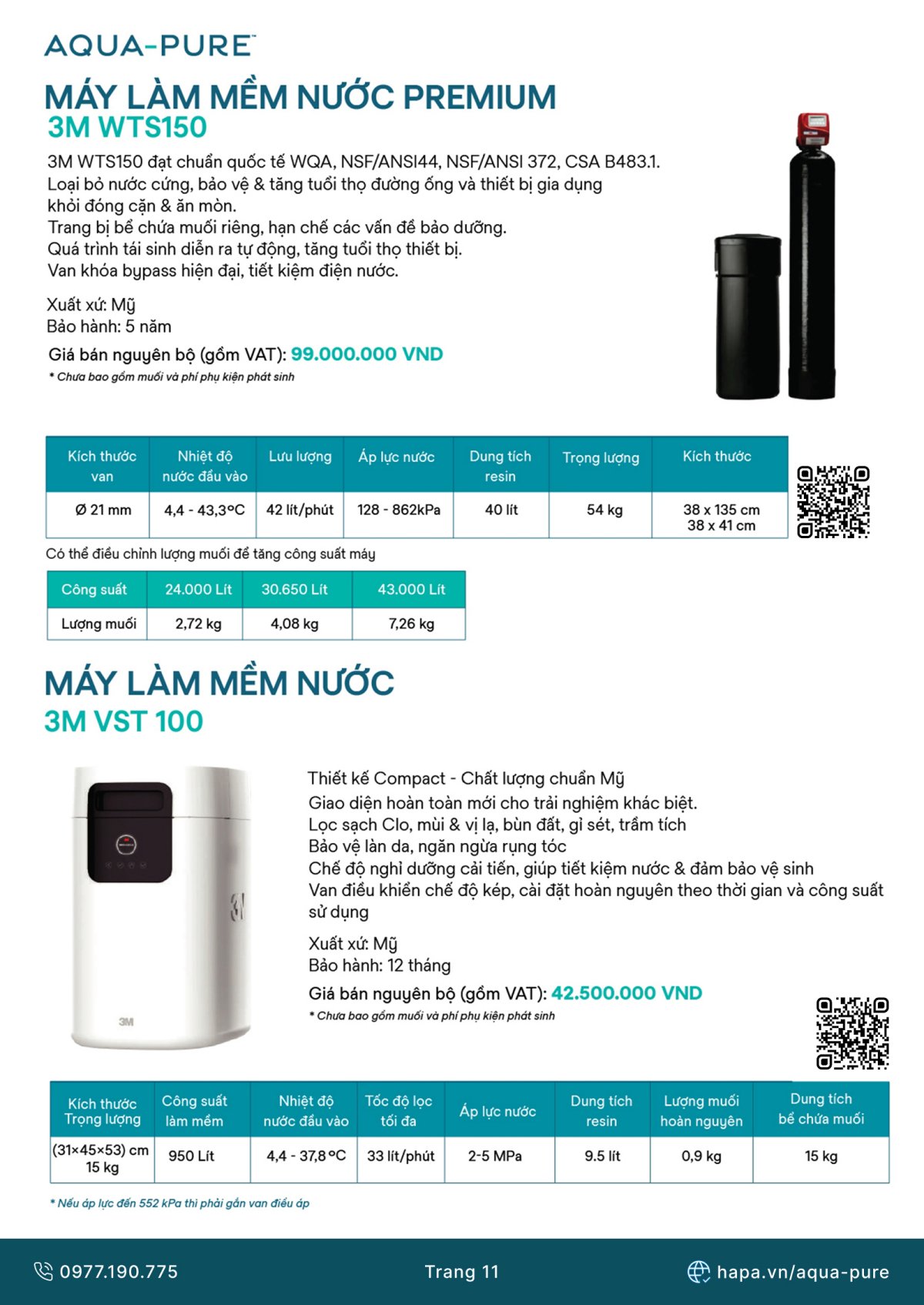 Catalog Máy Lọc Nước 3M™ Aqua-Pure™ Mới nhất 2025 - Trang 11