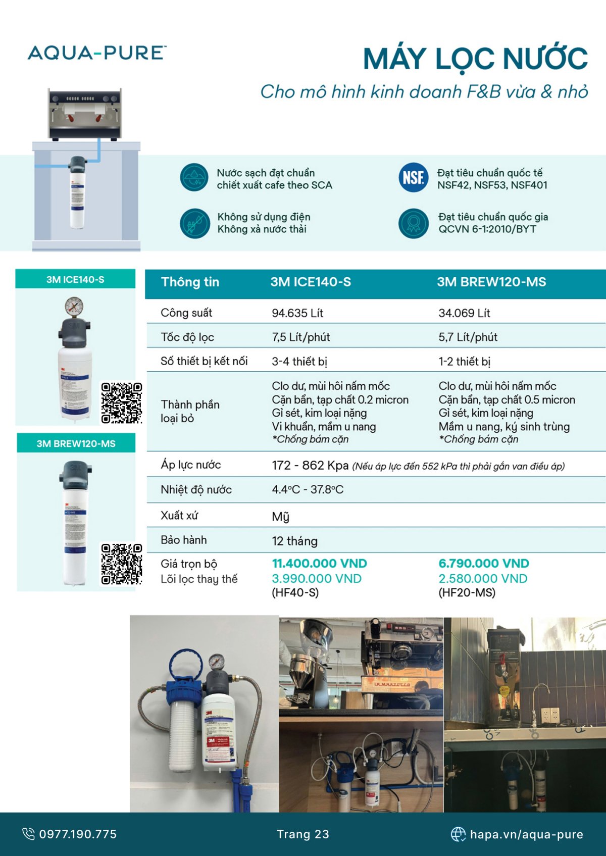 Catalog Máy Lọc Nước 3M™ Aqua-Pure™ Mới nhất 2025 - Trang 23