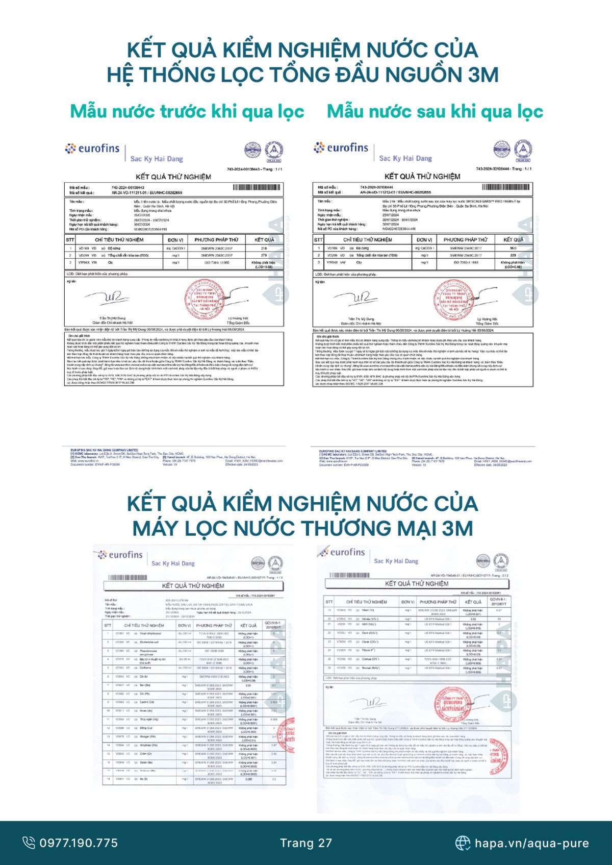 Catalog Máy Lọc Nước 3M™ Aqua-Pure™ Mới nhất 2025 - Trang 27