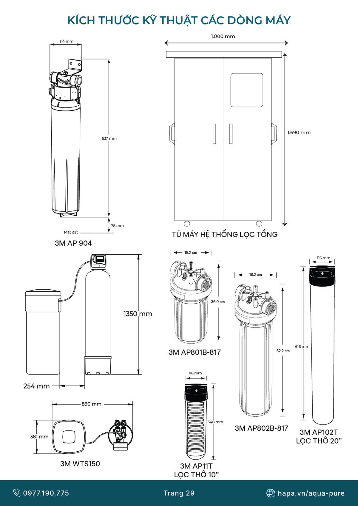 Catalog Máy Lọc Nước 3M™ Aqua-Pure™ Mới nhất 2025 - Trang 29