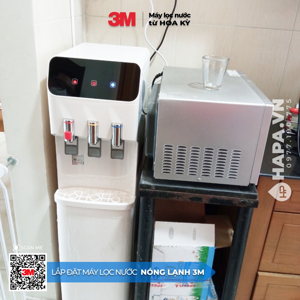 Hình ảnh lắp đặt thực tế của Cây Nước Nóng Lạnh 3M tại Chung Cư Amelie Villa, Nhà Bè, TP. HCM