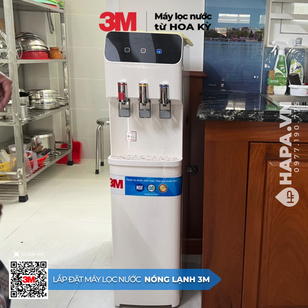 Hình ảnh lắp đặt thực tế của Cây Nước Nóng Lạnh 3M tại Chung Cư Grand View, Quận 7, TP. HCM