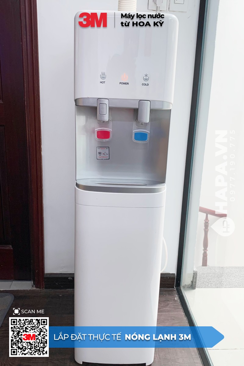 Hình ảnh lắp đặt thực tế của Cây Nước Nóng Lạnh 3M tại Quang Minh Tower, Bình Tân, TP. HCM - 1