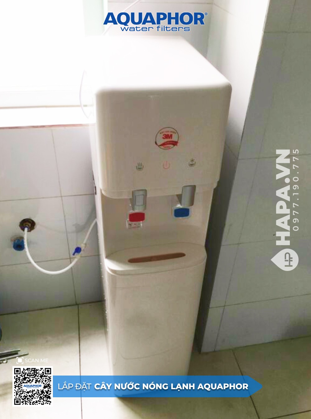 Hình Ảnh Cây Nước Nóng Lạnh AQUAPHOR tại Chung Cư Vĩnh Niệm, Lê Chân Hải Phòng 03