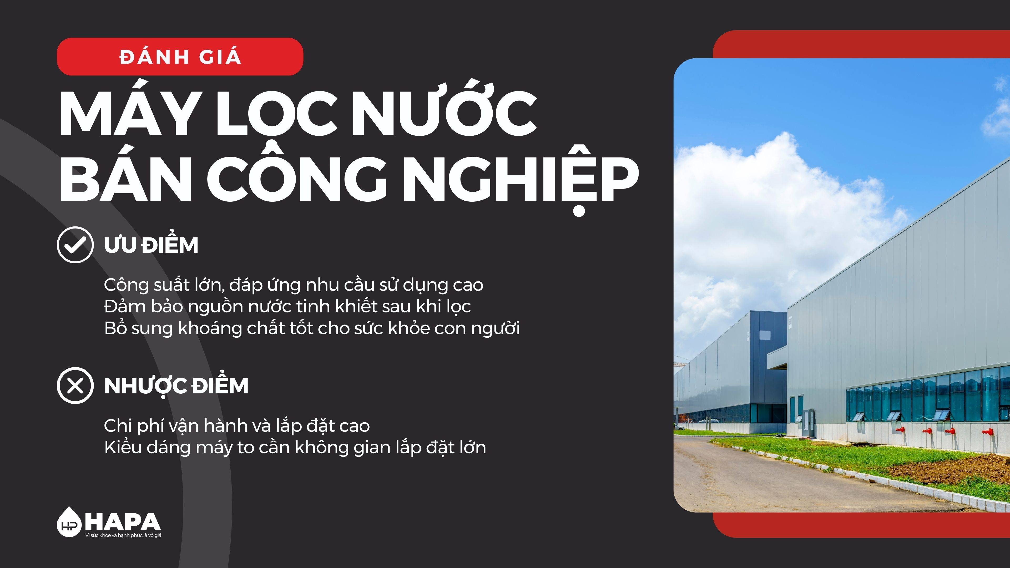 Đánh giá ưu nhược điểm của Máy Lọc Nước Bán Công Nghiệp