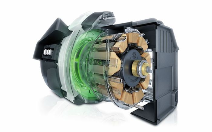 Động cơ EcoSilence Drive 46dB êm ái, tiết kiệm điện năng