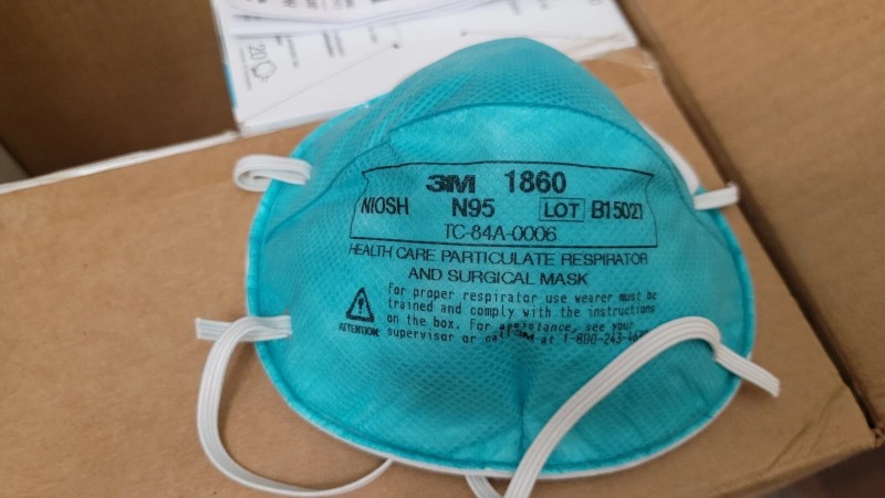 Hình ảnh thực tế Khẩu Trang 3M 1860 N95 chính hãng 3M tại HAPA VN - 02