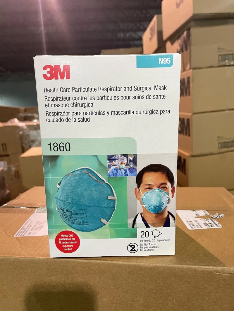Hình ảnh thực tế Khẩu Trang 3M 1860 N95 chính hãng 3M tại HAPA VN - 03