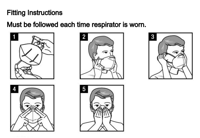 Hướng dẫn sử dụng Khẩu Trang 3M 9001 KN90 - Chính hãng 3M