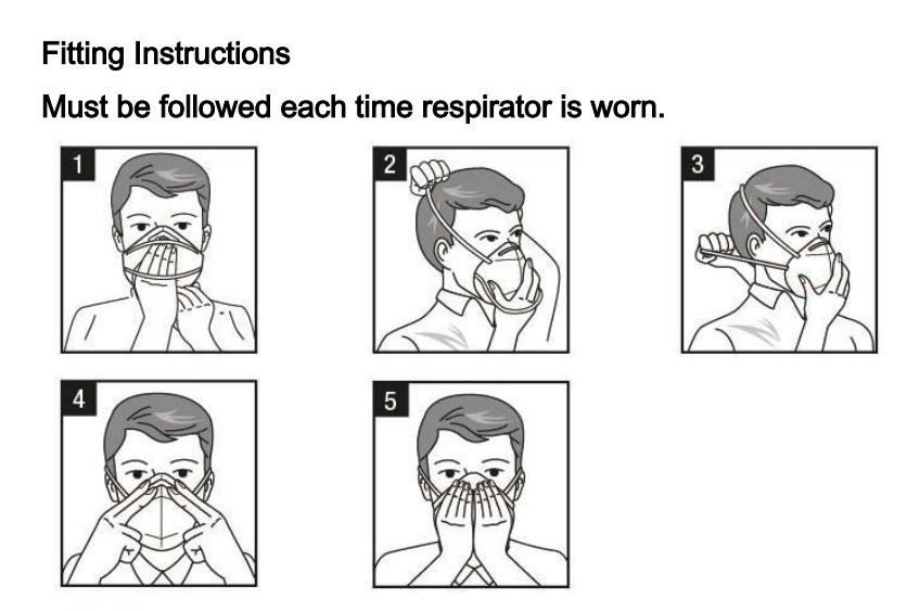 Hướng dẫn sử dụng Khẩu Trang 3M 9542 KN95