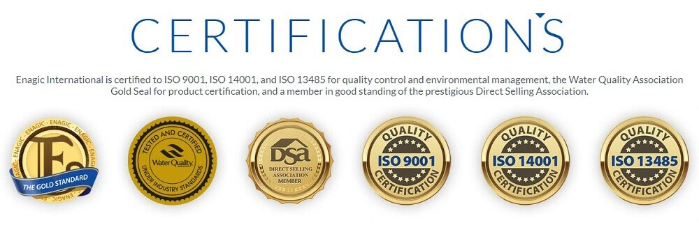 Tiêu chuẩn chất lượng của Máy Điện Giải ION Kiềm Kangen LEVELUK SD501 Platinum