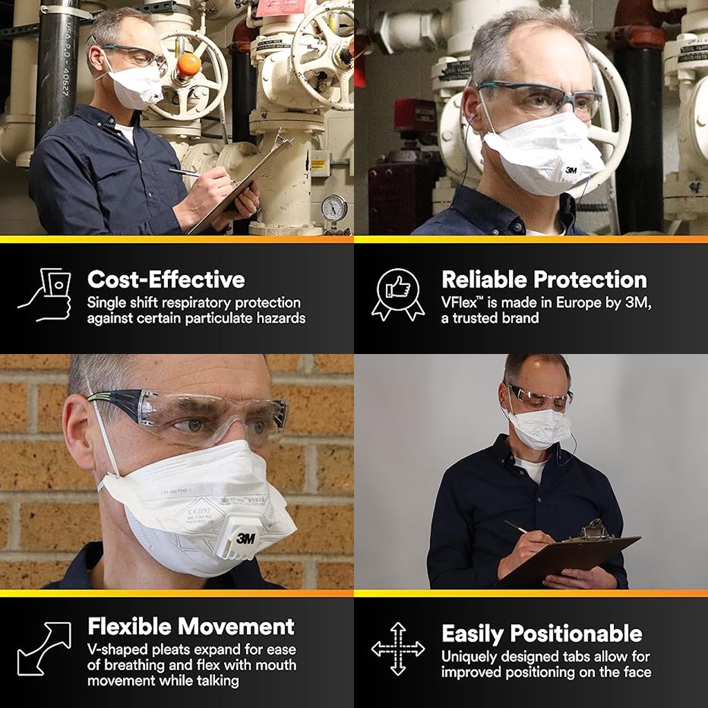 Tiêu chuẩn chất lượng và cấu tạo Khẩu Trang 3M 9105 N95