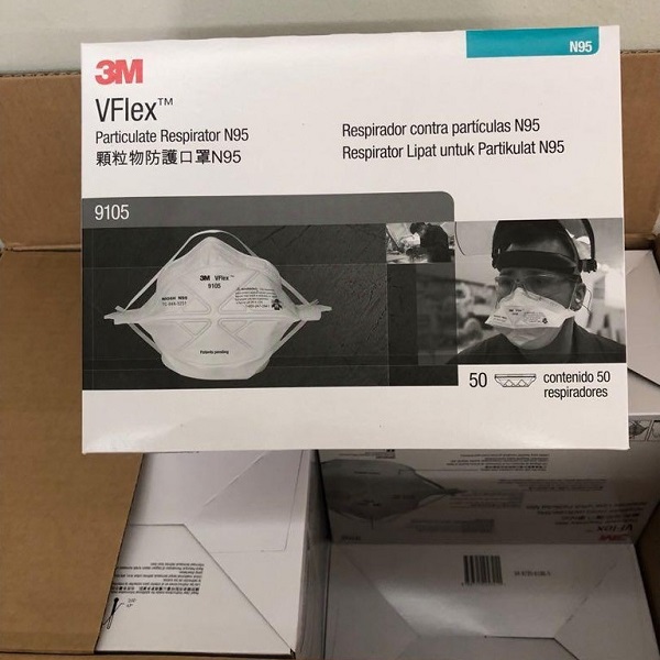 Hình ảnh thực tế của Khẩu Trang 3M 9105 N95 - Chính hãng 3M - 2