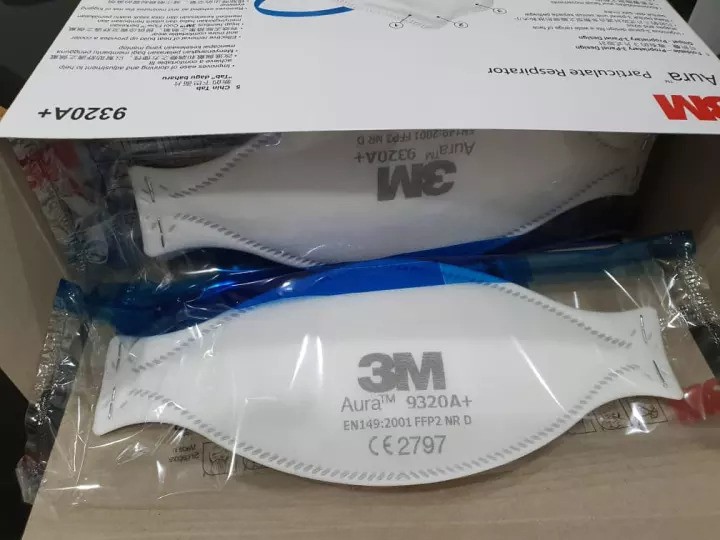 Hình ảnh thực tế của Khẩu Trang 3M 9320A+ FFP2 - Chính hãng 3M - 1