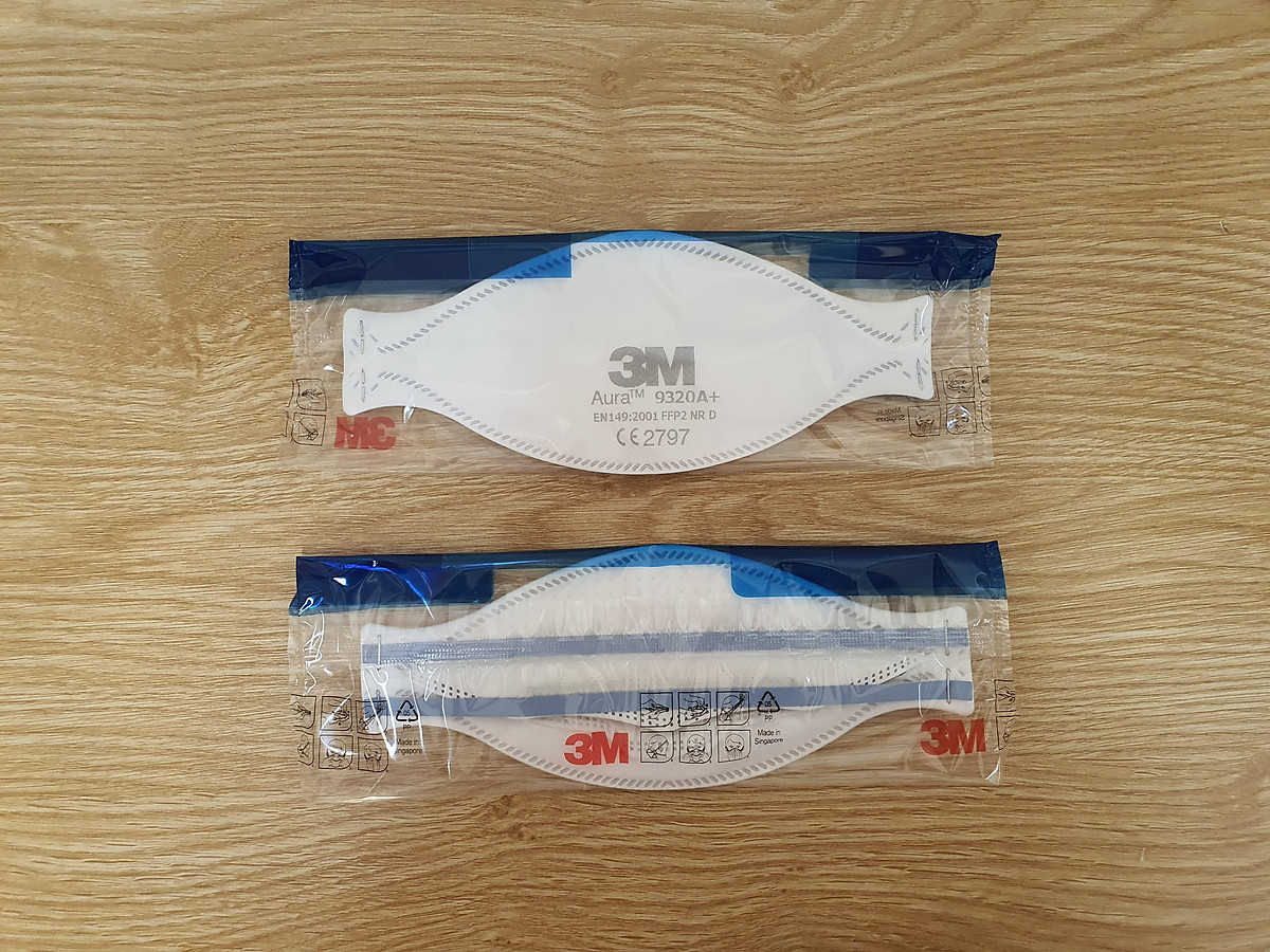 Hình ảnh thực tế của Khẩu Trang 3M 9320A+ FFP2 - Chính hãng 3M - 3