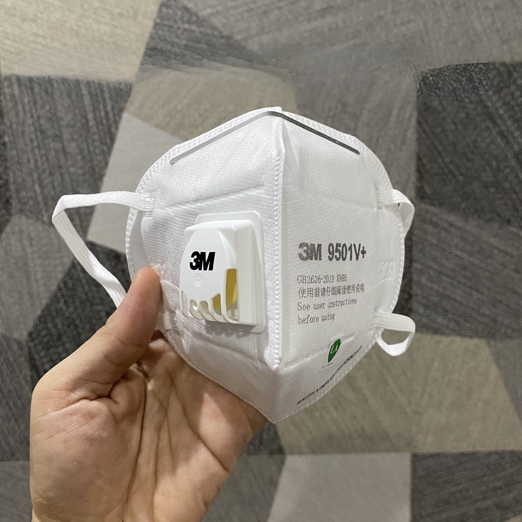 Hình ảnh thực tế của Khẩu Trang 3M 9501V+ KN95 - Chính hãng 3M - 3