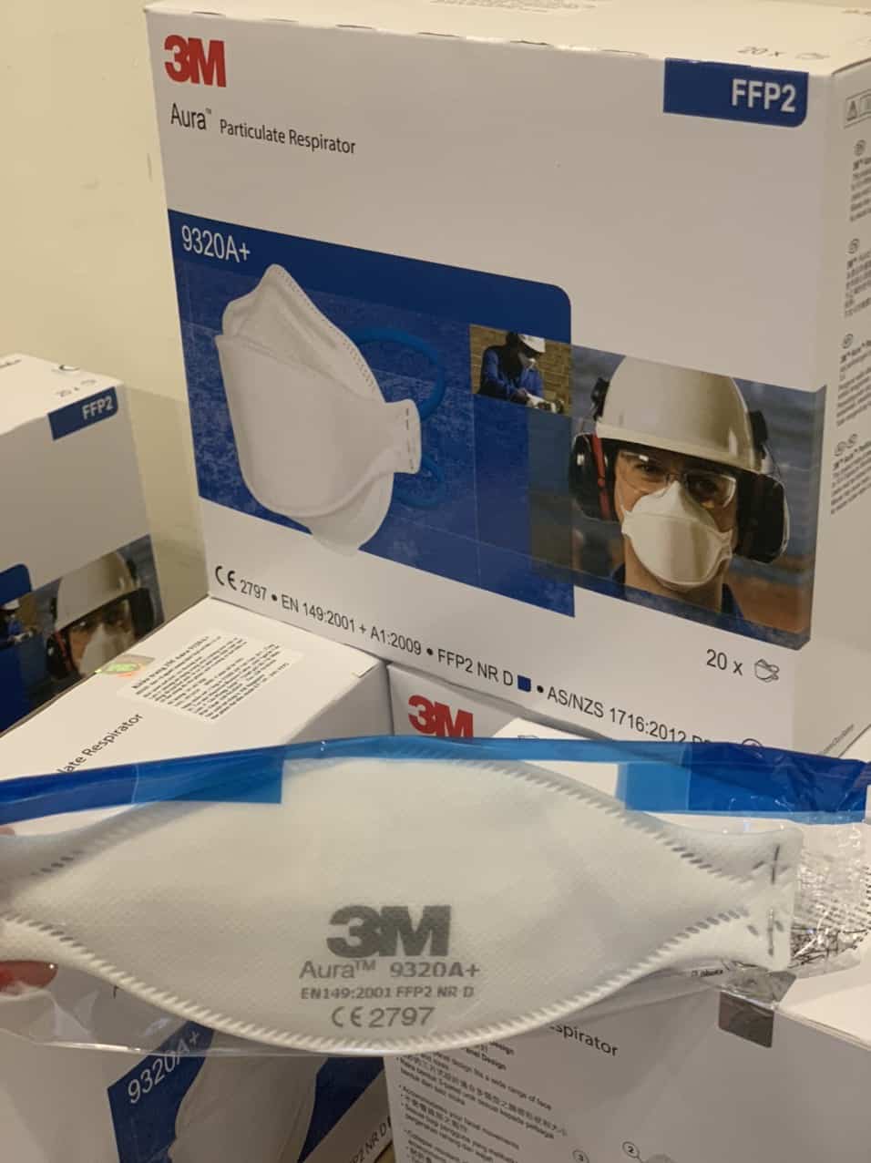 Hình ảnh thực tế của Khẩu Trang 3M 9332A+ FFP3 - Chính hãng 3M - 2