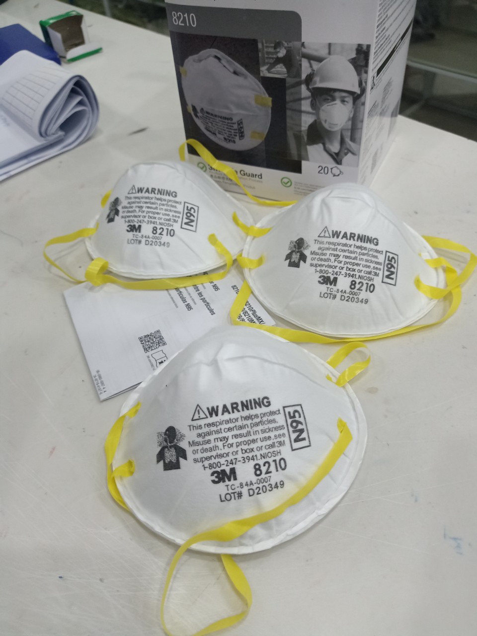 Hình ảnh thực tế của Khẩu Trang 3M 8210 N95 - Chính hãng 3M - 3