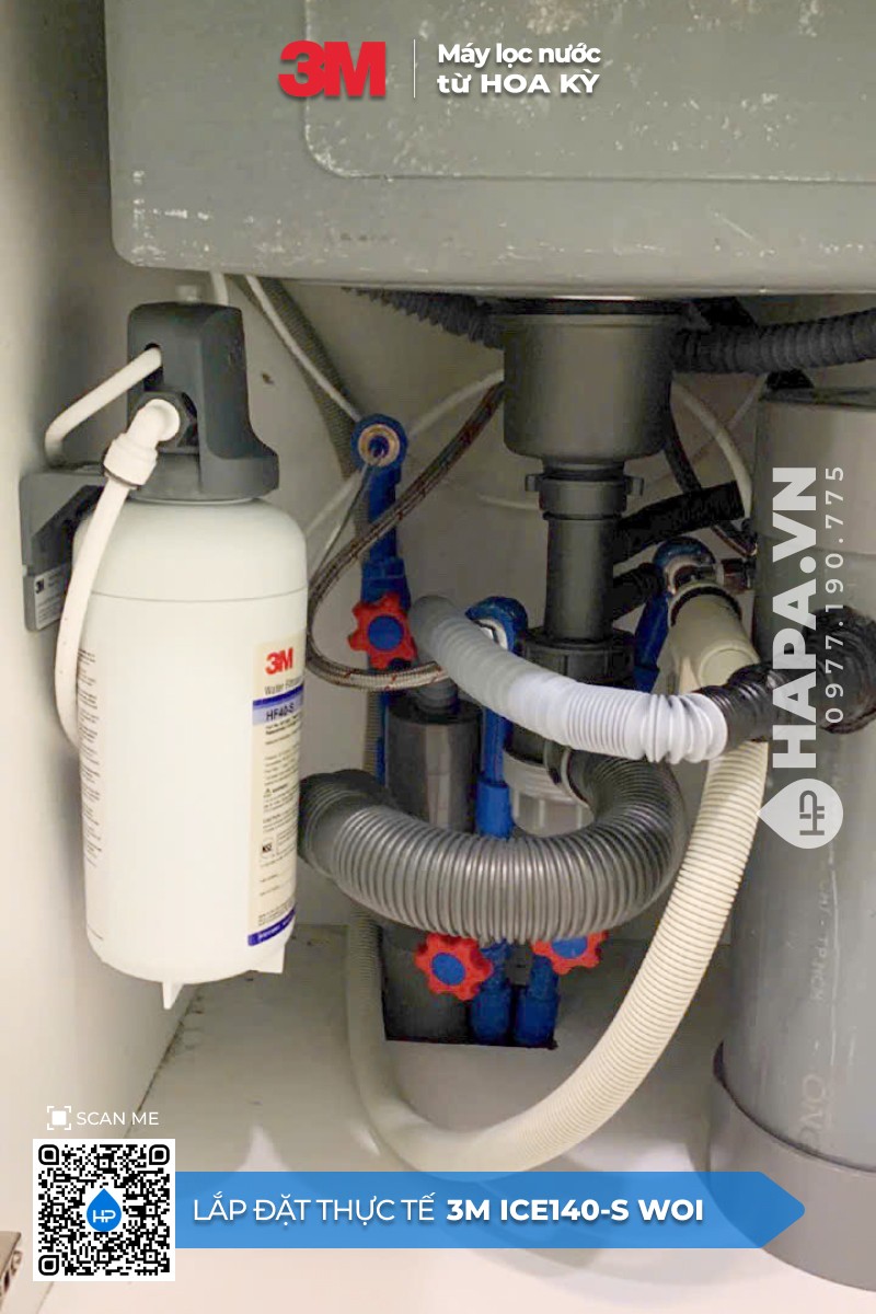 Lắp đặt Máy Lọc Nước 3M ICE140S-WOI tại nhà hàng, quán cà phê quận Bình Thạnh - 06