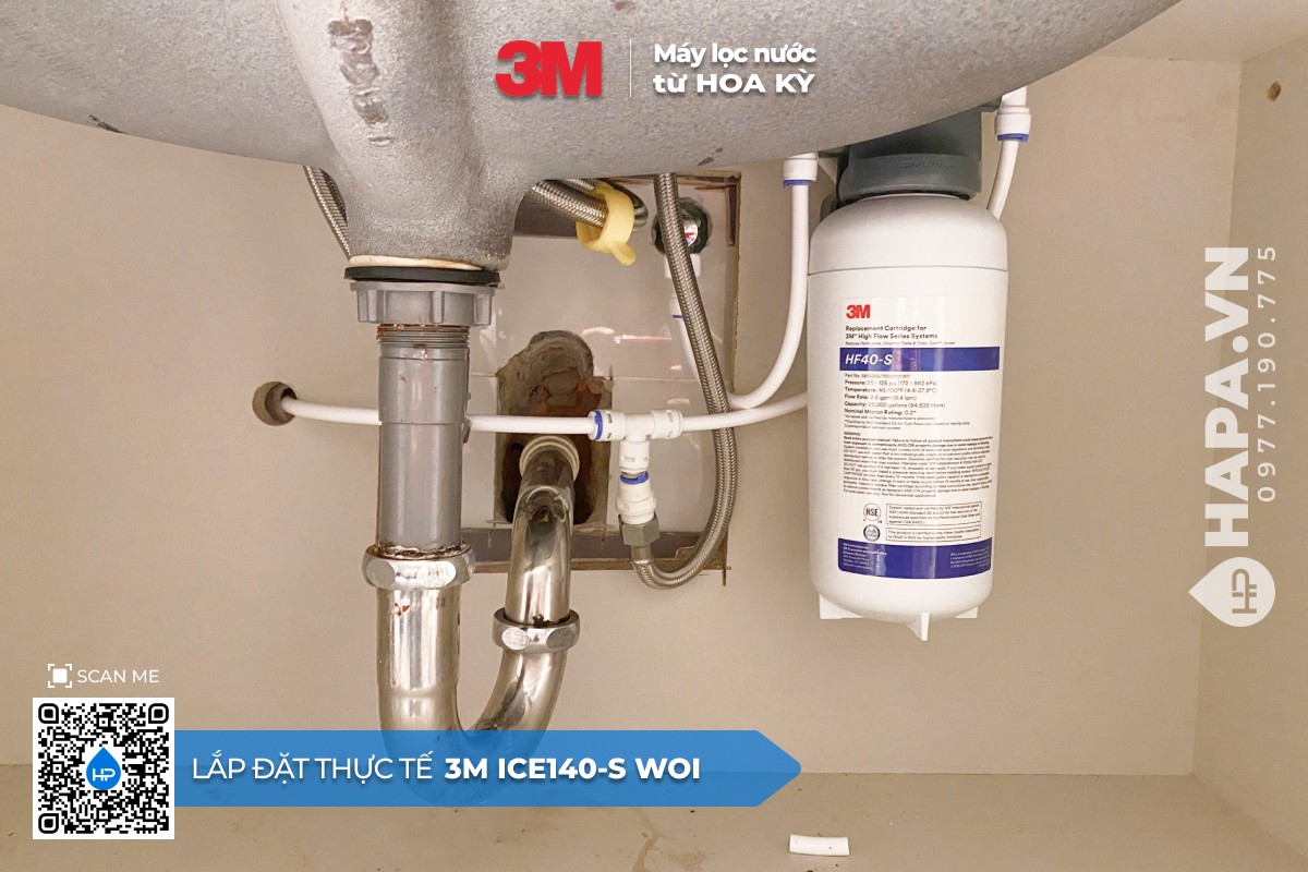 Lắp đặt Máy Lọc Nước 3M ICE140S-WOI tại nhà hàng, quán cà phê quận Bình Thạnh - 06