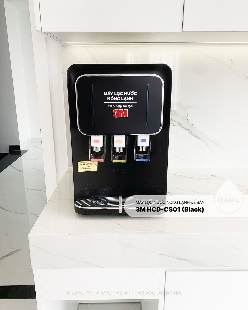  Hình ảnh lắp đặt thực tế của Máy Lọc Nước Nóng Lạnh Để Bàn 3M HCD-CS01 tại Gò Vấp, TP HCM - 02