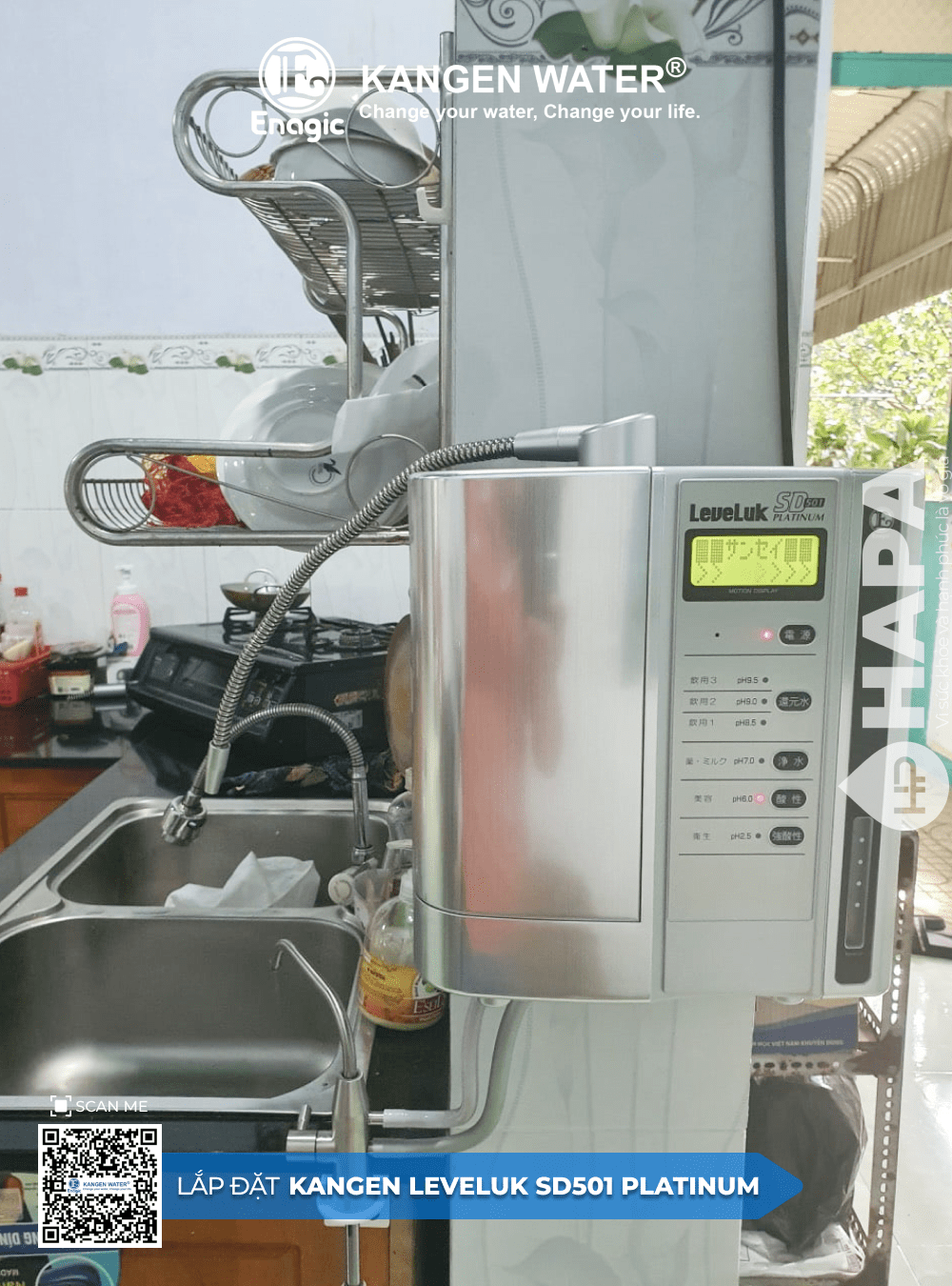 Hình ảnh dự án lắp đặt thực tế KANGEN LEVELUK SD501 Platinum - 02