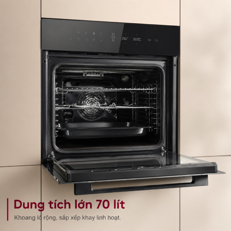 Lò Nướng Âm Tủ 70 lít Hafele HO-6T70A Nhập Khẩu