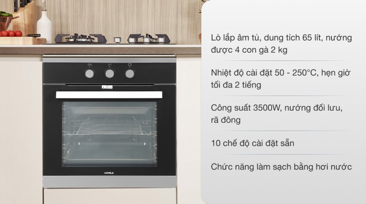 Lò Nướng Hafele HO-K60B 534.05.581 Chính Hãng