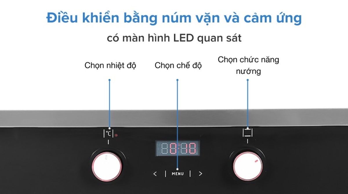 Bảng Điều Khiển Lò Nướng Âm Tủ Hafele HO-KT60C