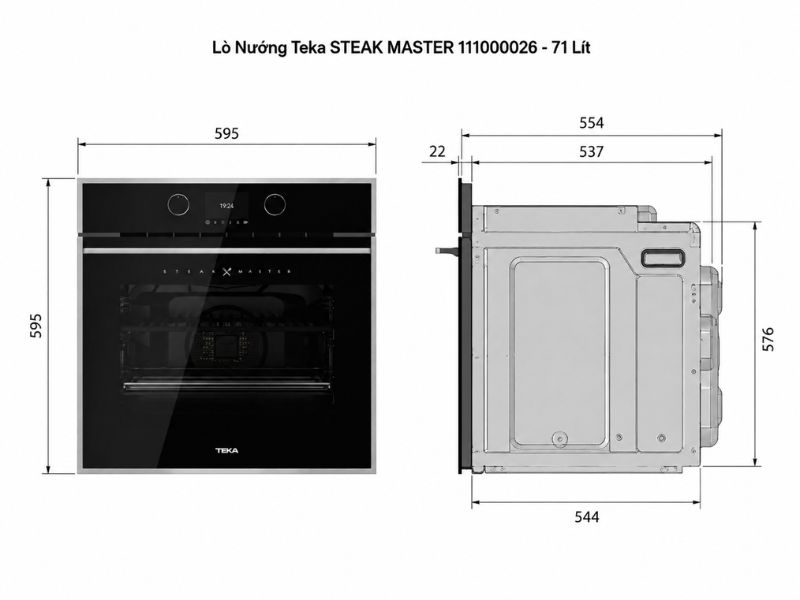 Thông số Lò Nướng Teka STEAK MASTER 111000026